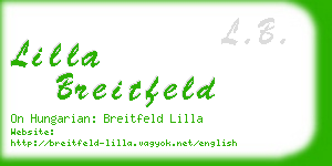 lilla breitfeld business card